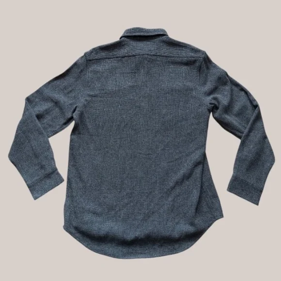 Taylor Stitch The Service Shirt Ash Melange Wool - Picture 2 of 8